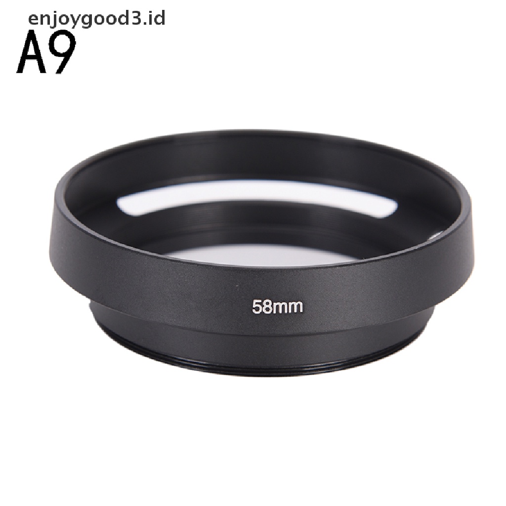 Hood Lensa Bahan Metal Ukuran 37 39 40.5 43 46 49 52 55 58 62 67mm Untuk Leica Canon