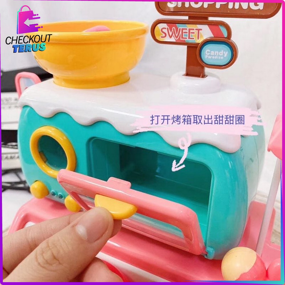 CT M29 Mainan Edukasi Anak Toko Donat 999-82 Mainan Dapur Anak Jualan Roti Donut bisa Untuk Hadiah Ultah
