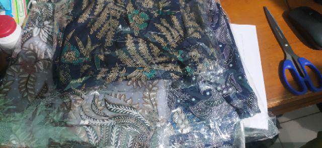 Tunik Batik Kancing Depan(busui)motif Kenongo