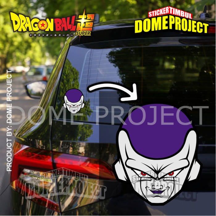 FRIEZA HEAD ANIME STICKER CUTTING MOBIL IMPORT AKSESORIES OTOMOTIF STICKER AESTHETIC DEKORASI OTOMOTIF