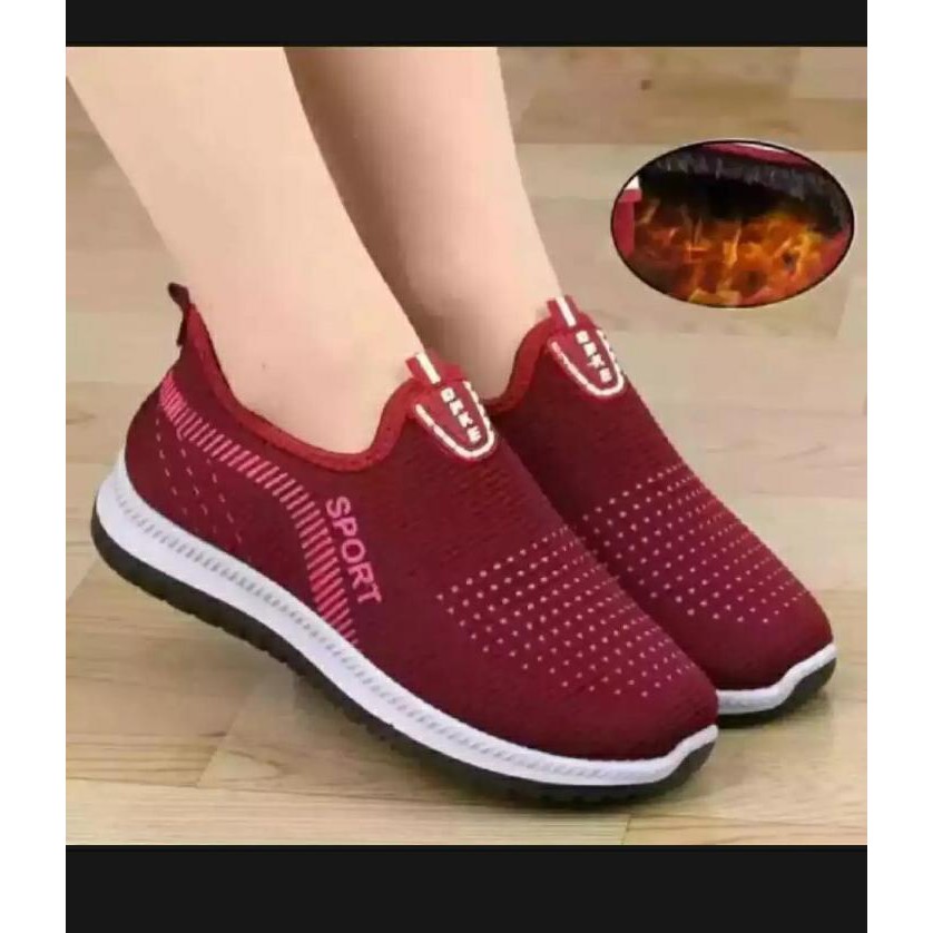 AlFathr Shoes - Sepatu Slip On Wanita dan Anak Motif Onke sz 26-40