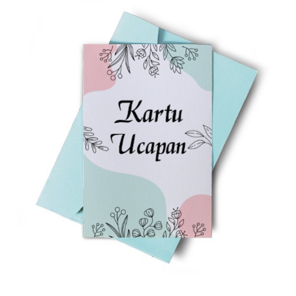 

Kartu Ucapan Custom Plus Amplop 9,5 x 14,5 cm