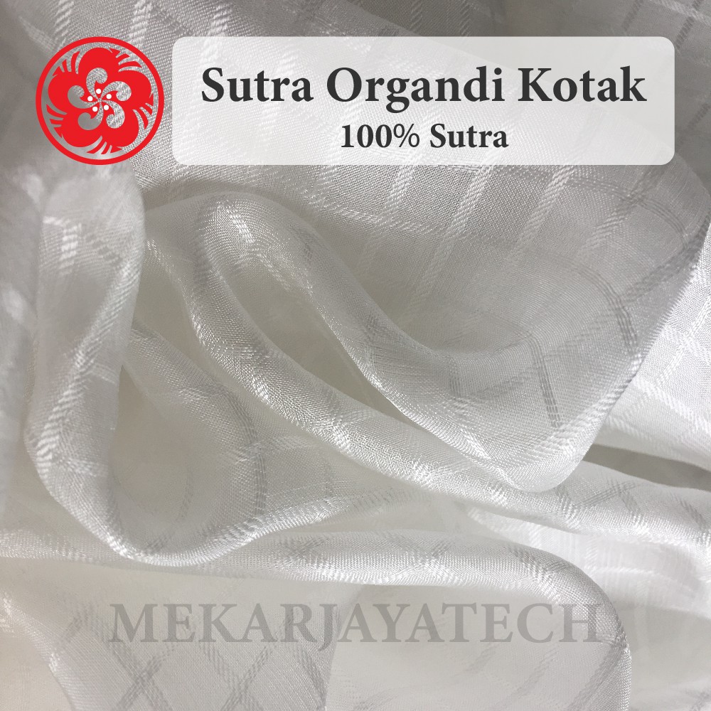 

Ready Sutra Organdi Kotak 100% Sutra