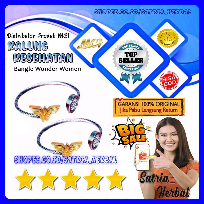 GELANG KESEHATAN / GELANG MCI / GELANG MCI ASLI ORI / GELANG BANGLE WONDER WOMEN SERIES / GELANG MCI
