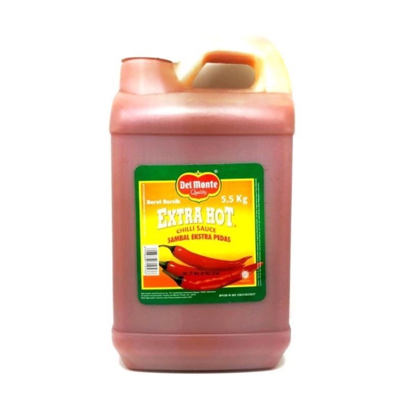 

DEL MONTE SAUS SAMBAL GALON EXTRA HOT 5,5KG