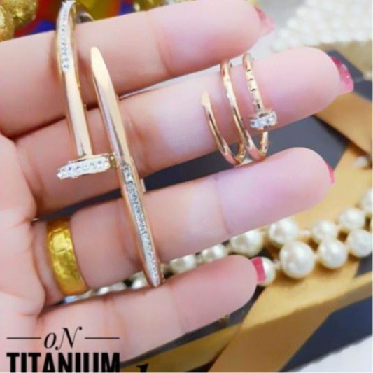 Gelang dan Cincin Titanium 1803p