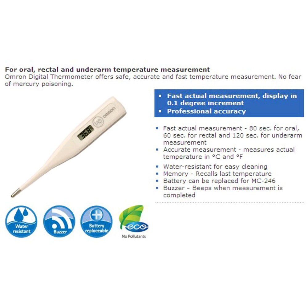 thermometer digital omron mc-246