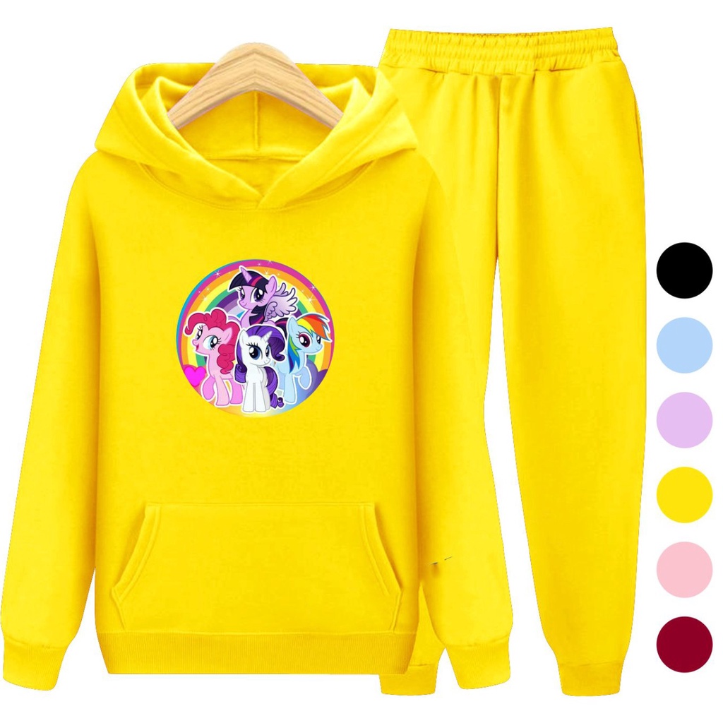 Setelan Sweater Hoodie KUDA PONI  / Sweater Anak-Anak Remaja Size S, M , XL , XXL