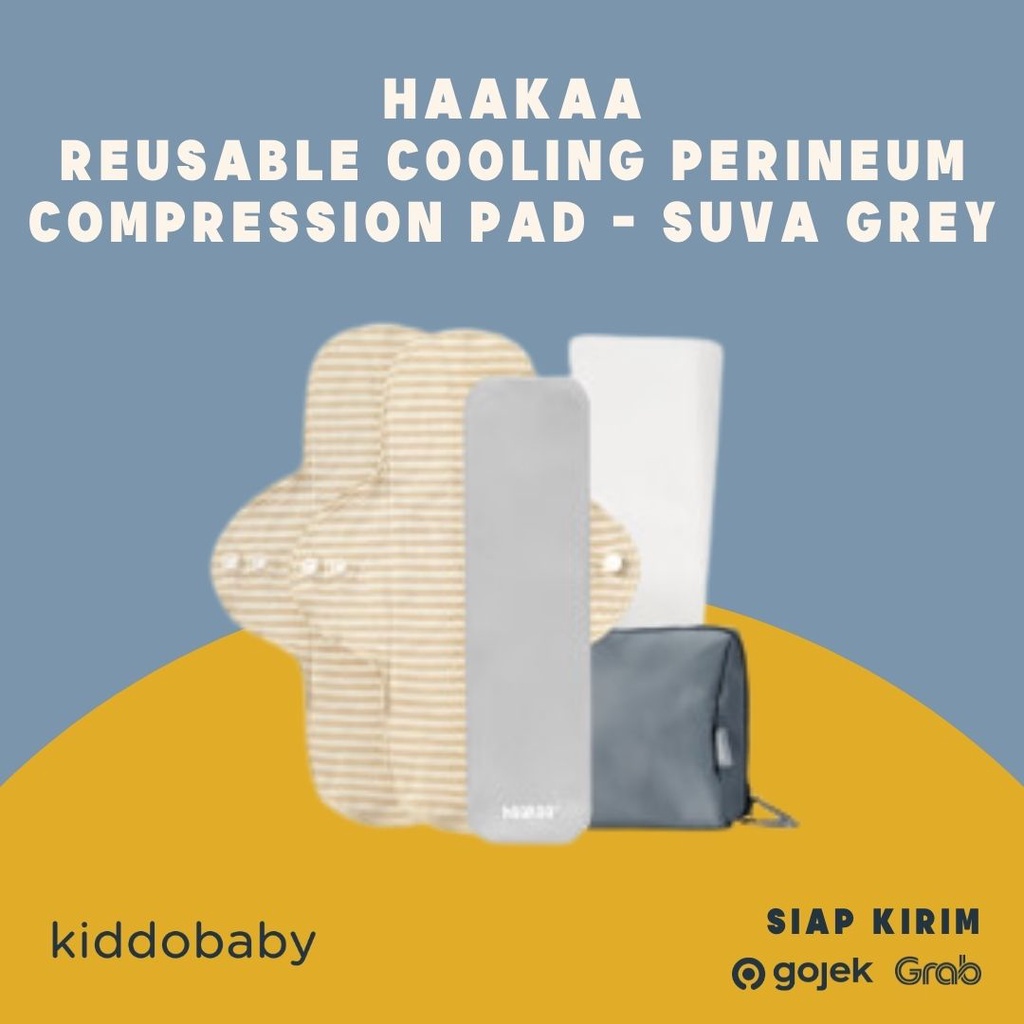 Haakaa Reusable Cooling Perineum Compression Pad - Suva Grey | Bantalan Pendingin Nyeri