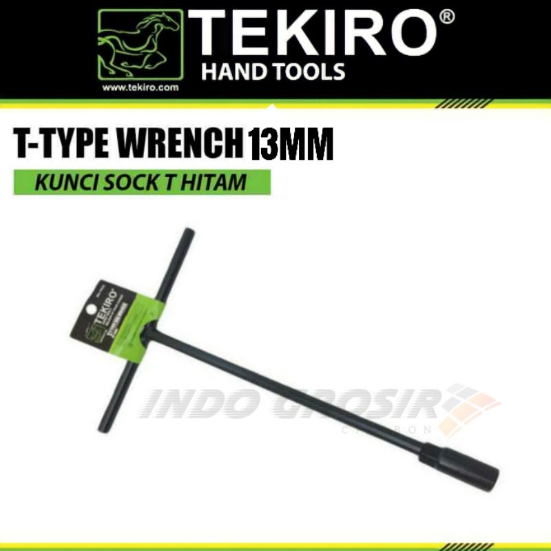 TEKIRO Kunci Sock T Hitam 13MM T-Type Wrench Murah