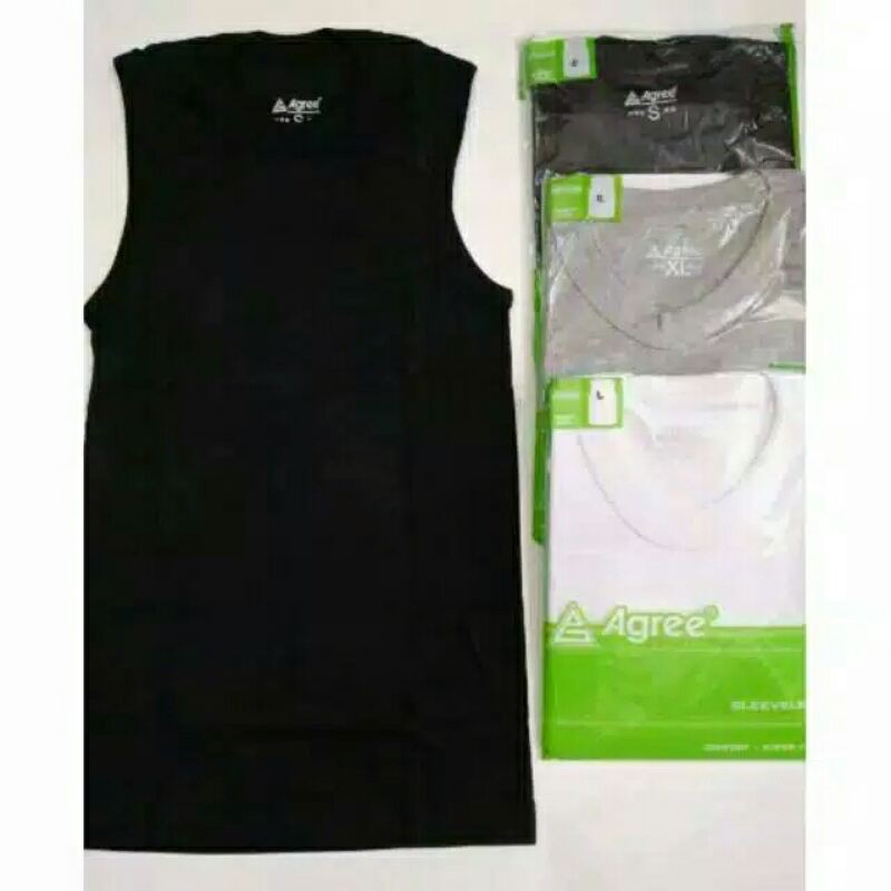 1pc Singlet Agree Pria-Singlet Pria Dewasa Agree-Oblong Pria Dewasa Lengan Kutung