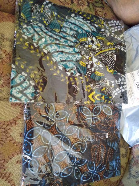 Kemeja Batik Motif Seno Biru