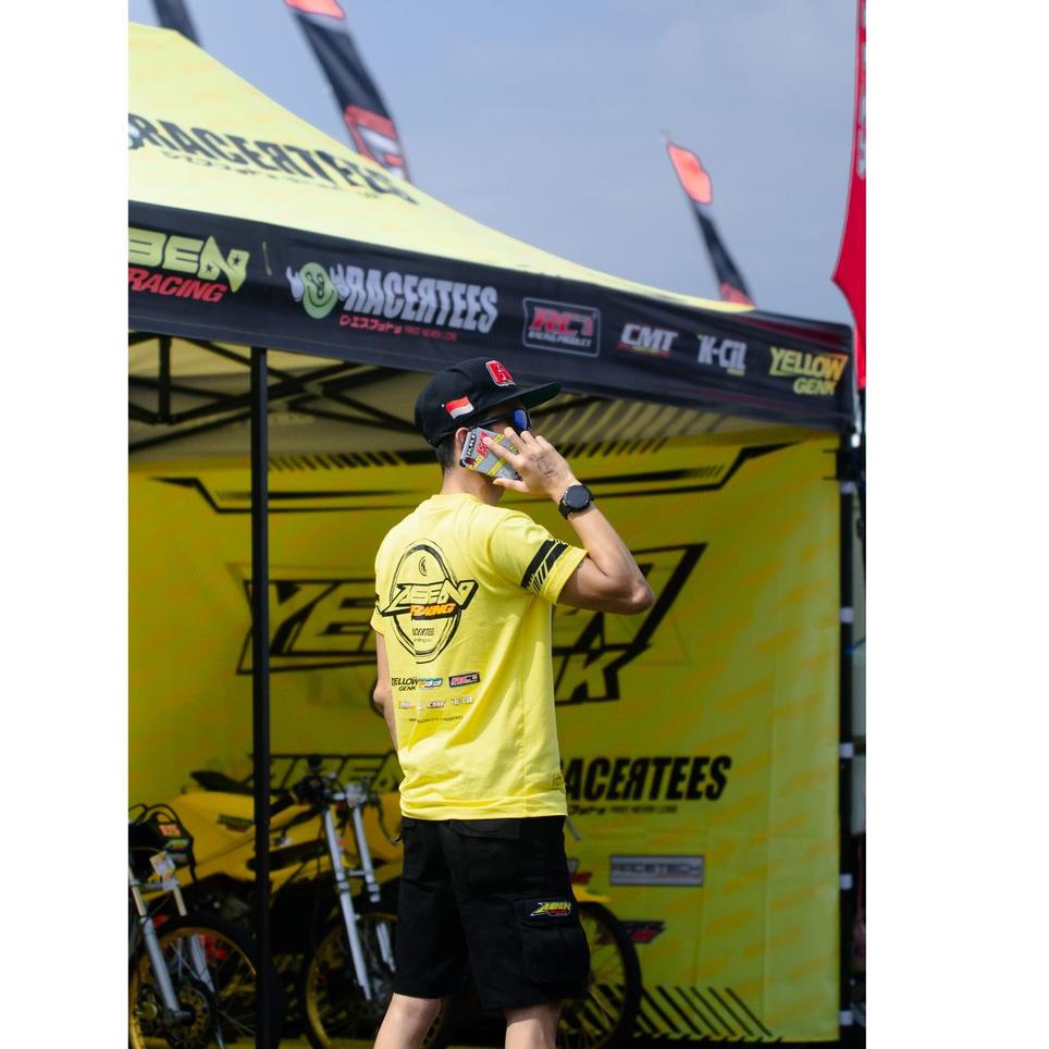 LANGSUNG ATC.. KAOS ABEN RACING YELLOW GENK X RACERTEES