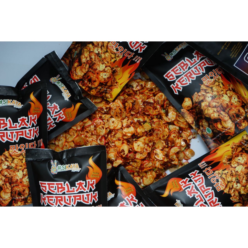 SEBLAK KERUPUK BANTAT SEBRING SEBLAK CIKRUH SEBLAK BANTET KERIPIK PEDAS KERUPUK RENYAH SIKAYA 100 GR