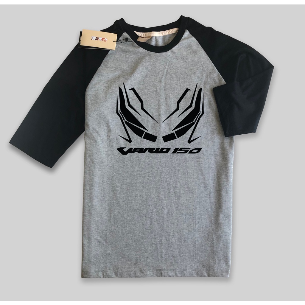 Kaos Raglan Honda Vario 150 Logo