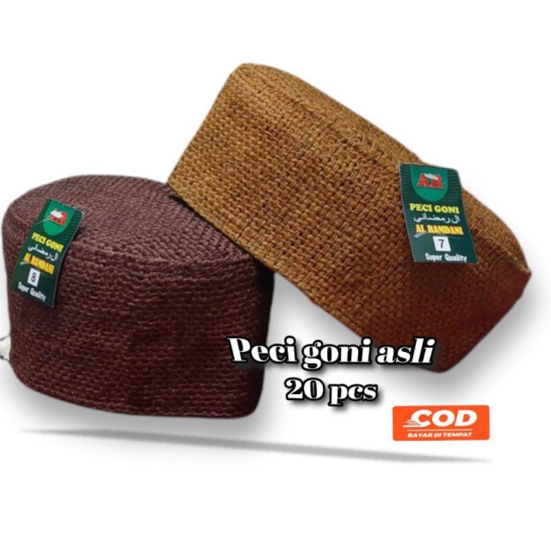 SONGKOK PECI KOPIAH GONI ASLI ORIGINAL/JUAL KODIAN