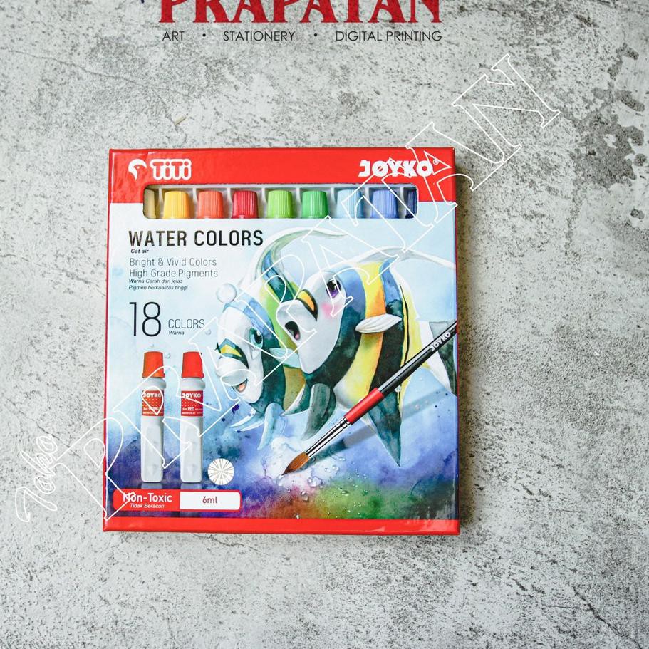 

A8V Titi Watercolor / cat air Titi 18 warna Laris