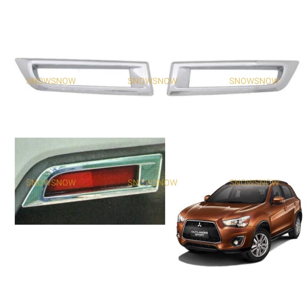 Cover Reflektor Belakang Mitsubishi Outlander Chrome