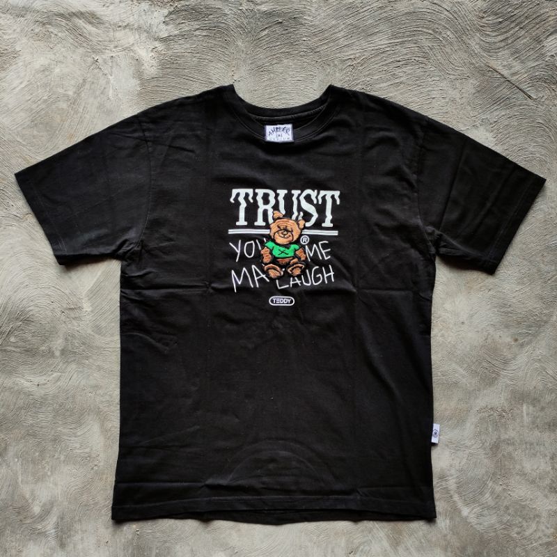 KAOS / BAJU / ATASAN OVERSIZE AMBLER TRUST "TEDDY" BRANDED T-SHIRT SECOND ORIGINAL