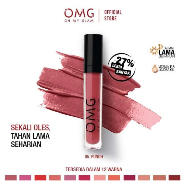 OMG / Oh My Glam Matte Kiss Lip Cream