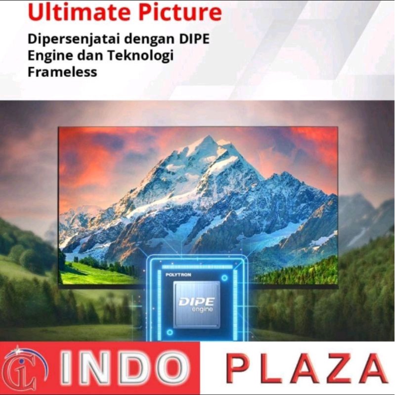 TV POLYTRON 40 / 39 INCH SMART DIGITAL PLD-40AG9953 (Khusus Medan)