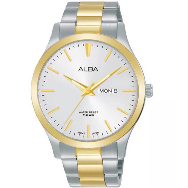 Alba AJ6124X1 Prestige Jam Tangan Pria Analog Quartz Stainless Steel 40.3mm