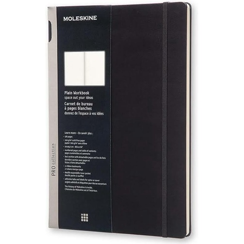 

Moleskine PROcollection Plain Workbook Black Extra Large size