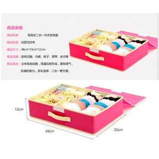 [HARGA PROMO] BIG Underwear Storage Box  Penyimpanan 