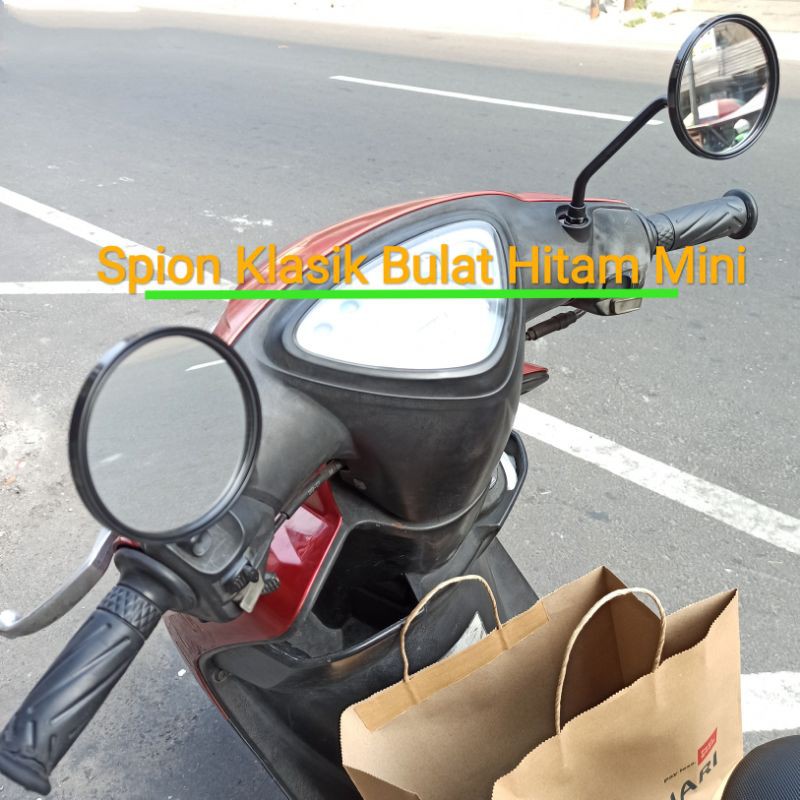 Spion Klasik Bulat mini motor fazzio w175 scoopy genio