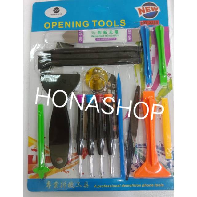 Opening tools Sunshine 2288 Alat Service HP Alat Pembongkar 1 Set