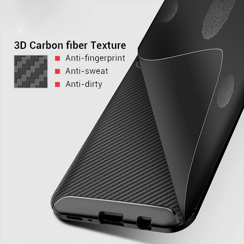 Case INFINIX HOT 9 PLAY Autofocus Carbon Combine Premium Softcase