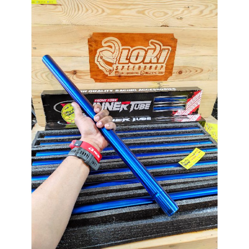 As Shock Skok Pipa Depan Ninja 150 R RR Vixion Scorpio Rxking 26 30 31 33 mm MP Tiger Blue Gold Rainbow VRD V1 CJDW-7