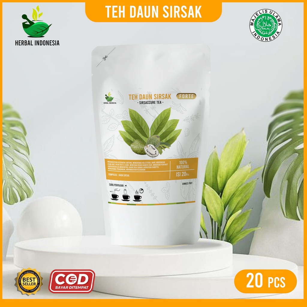 

ANTI ASAM URAT DAN ANTI KANKER !!! Teh Herbal Celup Daun Sirsak Turunkan Gula Darah dan Asam Urat Obat Asam Urat Asli 100% Ampuh