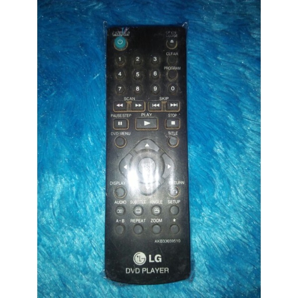 REMOTE DVD PLAYER LG