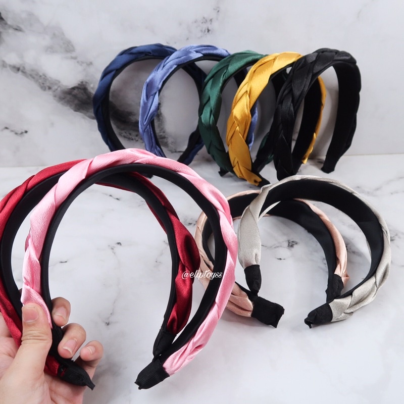 BANDO KEPANG SATIN KOREA HEADBAND JUMBO PREMIUM TERMURAH BEST SELLER