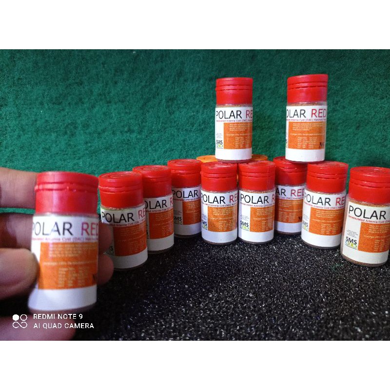 

Polared 10 gr Artemia instan pakan burayak cupang/guppy dannikan kecil lainnya