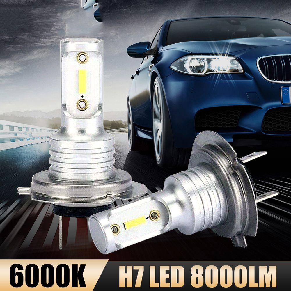 Lanfy H7 LED Car Headlight Bohlam Mobil Sinyal Balok Rendah Lampu Mobil Auto Headlight Bulbs Kit Konversi Car LED Headlight