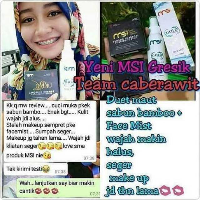DUET MAUT PRODUK CANTIK MSI // FACE MIST // SABUN BAMBOO CHARCOAL MSI //