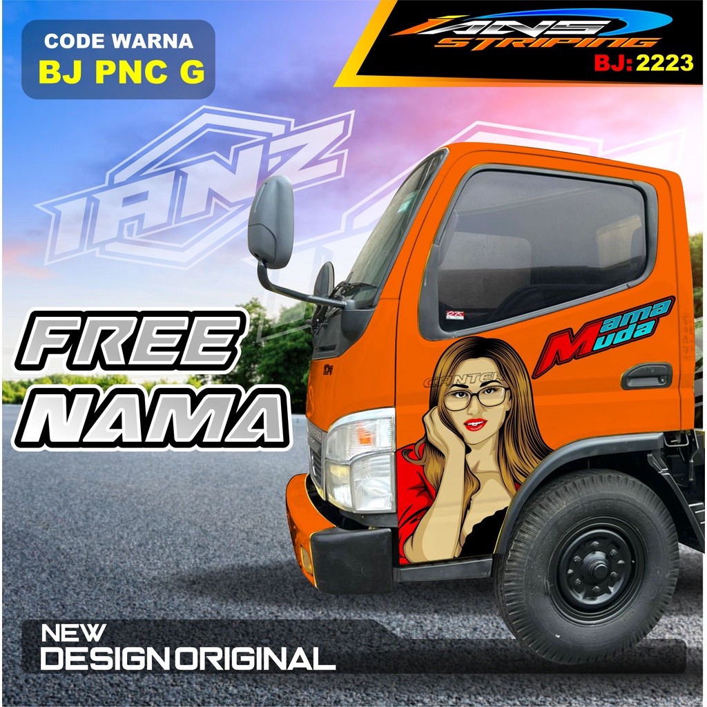 STIKER VARIASI PINTU TRUK FUSO RAGASA / DECAL PINTU DUMTRUK  / STIKER MOBIL TRUK / STIKER PINTU TRUK KEREN