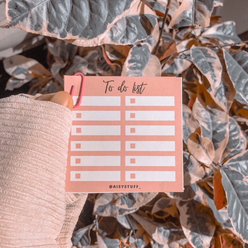 

[aisyjournal] Memo pad planner journaling aesthetic pastel untuk lebih produktif