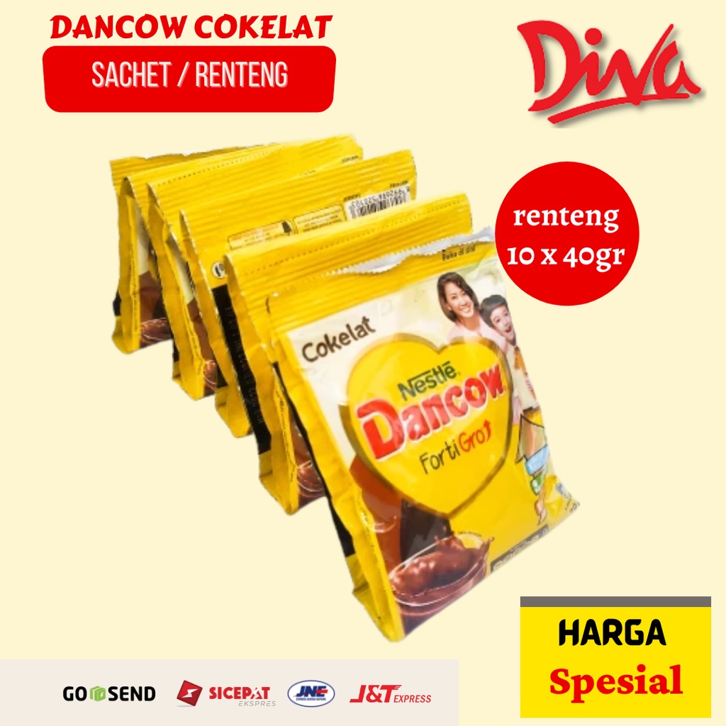 

[1 Renteng] Dancow Coklat Sachet Isi 10 x 40gr