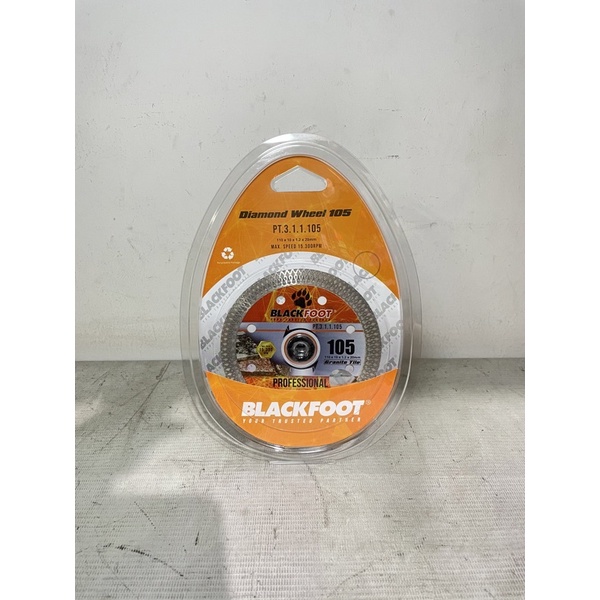 diamond cutting wheel turbo 105 blackfoot / mata pisau potong keramik / mata pisau potong beton / mata pisau potong granite / mata pisau potong marmer / mata pisau potong batu alam / mata pisau gerinda potong keramik basah dan kering