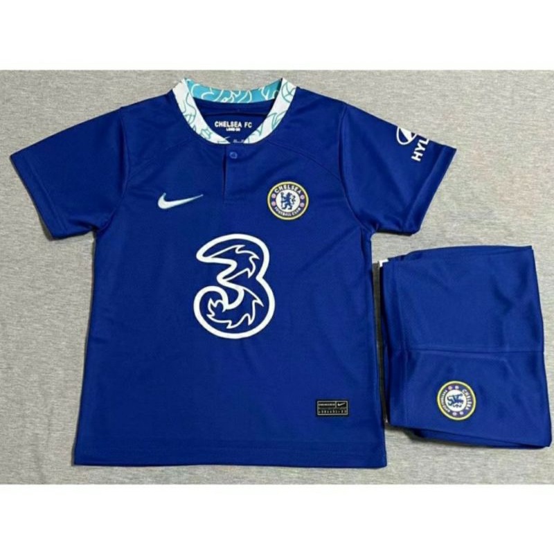 JERSEY BAJU BOLA ANAK CHELSEA HOME 2022/2023 KIDS GRADE ORI