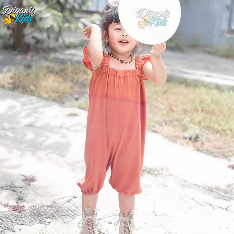 NAURA JUMPSUIT/OVERALL anak (usia 1-7 tahun)| jumpsuit baju setelan anak perempuan | jumpsuit baju bayi ori diyanis kids