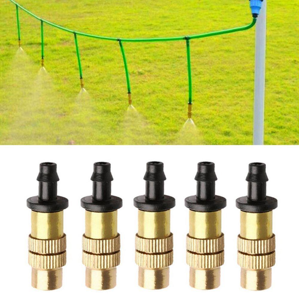 Quinton Misting Nozzle Cooling Adjustable Watering Semprotan Benang Kuningan