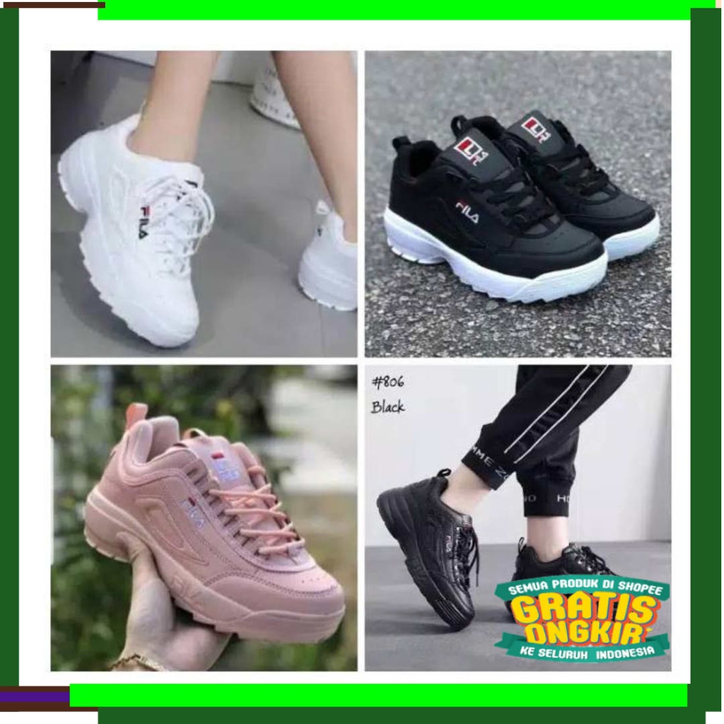 Sepatu wanita tahun baru natal Santa size 35 36 37 38 39 40 41 ukuran Fashion / SEPATU WANITA SNEAKE