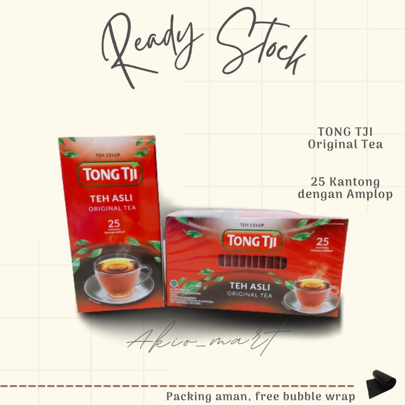 

Tong Tji Teh Celup Original Tea / Black Tea 25 kantong dengan amplop