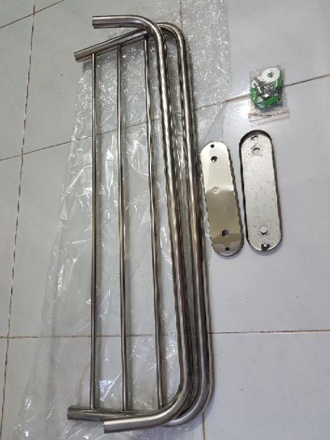 Promo Rak Handuk 5 Susun Stainless 8627/ Tempat Handuk Towel Hanger 5 Baris Import Quality