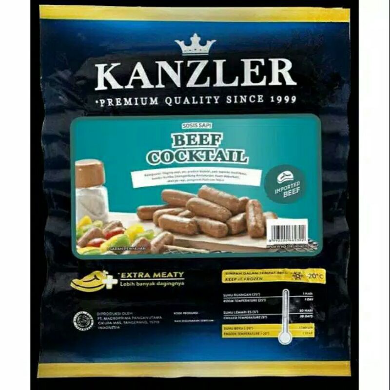 

kanzler sosis beef cocktail 250gr