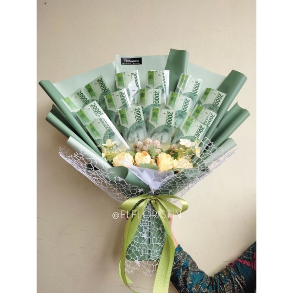 Money bouquet pecahan 20k